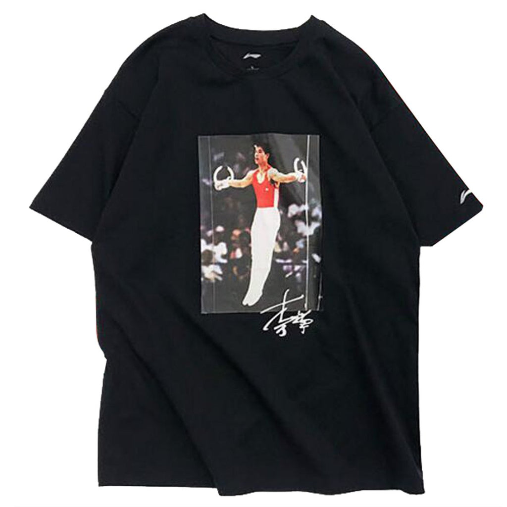 FW Sports Culture Comfort Short Sleeve Crew Collar Men AHSN745 AHSN899 AHSN909 AHSN901 Ahsn739 Black T-Shirt
