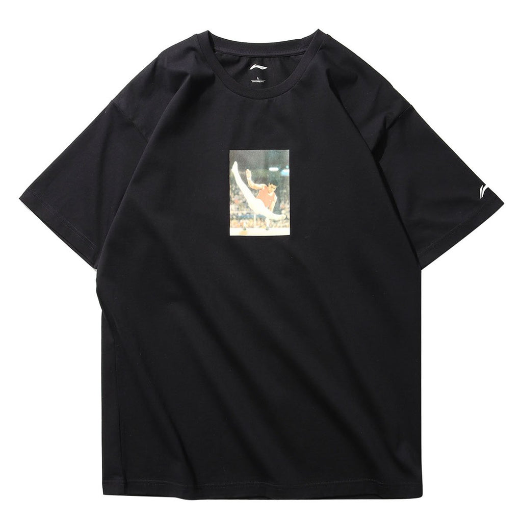 FW Sports Culture Comfort Short Sleeve Crew Collar Men AHSN745 AHSN899 AHSN909 AHSN901 Ahsn741 Black T-Shirt