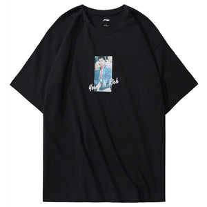 FW Sports Culture Comfort Short Sleeve Crew Collar Men AHSN745 AHSN899 AHSN909 AHSN901 Ahsn743 Black T-Shirt