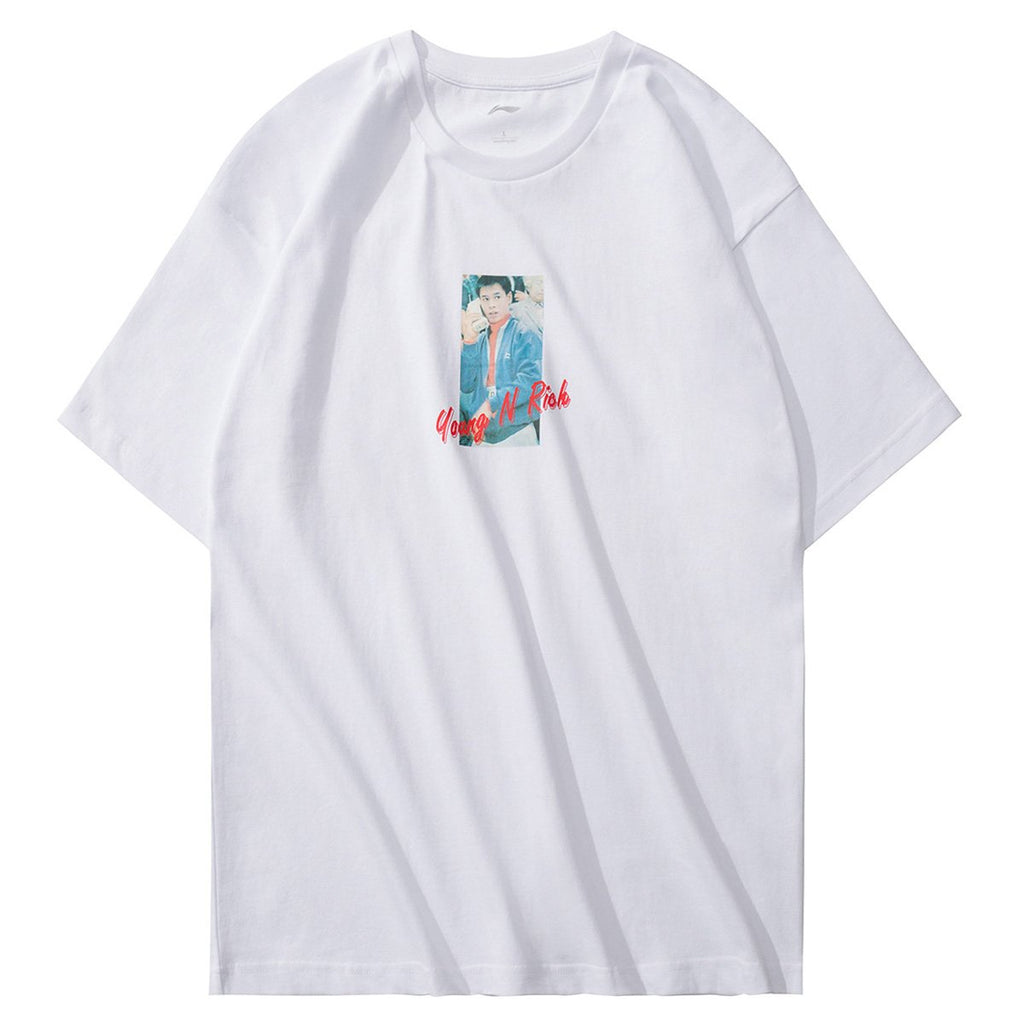 FW Sports Culture Comfort Short Sleeve Crew Collar Men AHSN745 AHSN899 AHSN909 AHSN901 Ahsn743 White T-Shirt