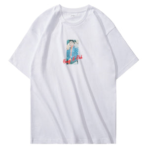 FW Sports Culture Comfort Short Sleeve Crew Collar Men AHSN745 AHSN899 AHSN909 AHSN901 Ahsn743 White T-Shirt