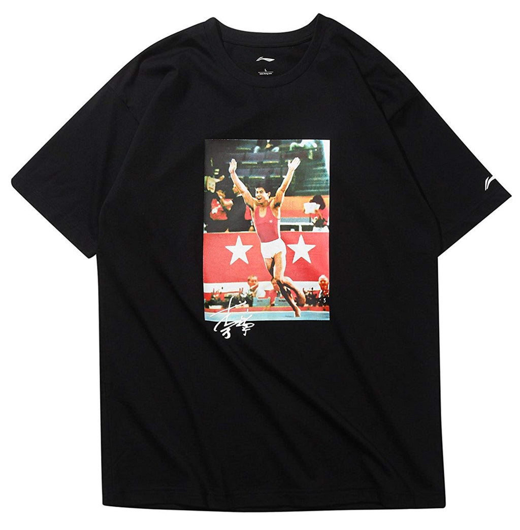 FW Sports Culture Comfort Short Sleeve Crew Collar Men AHSN745 AHSN899 AHSN909 AHSN901 Ahsn747 Black T-Shirt