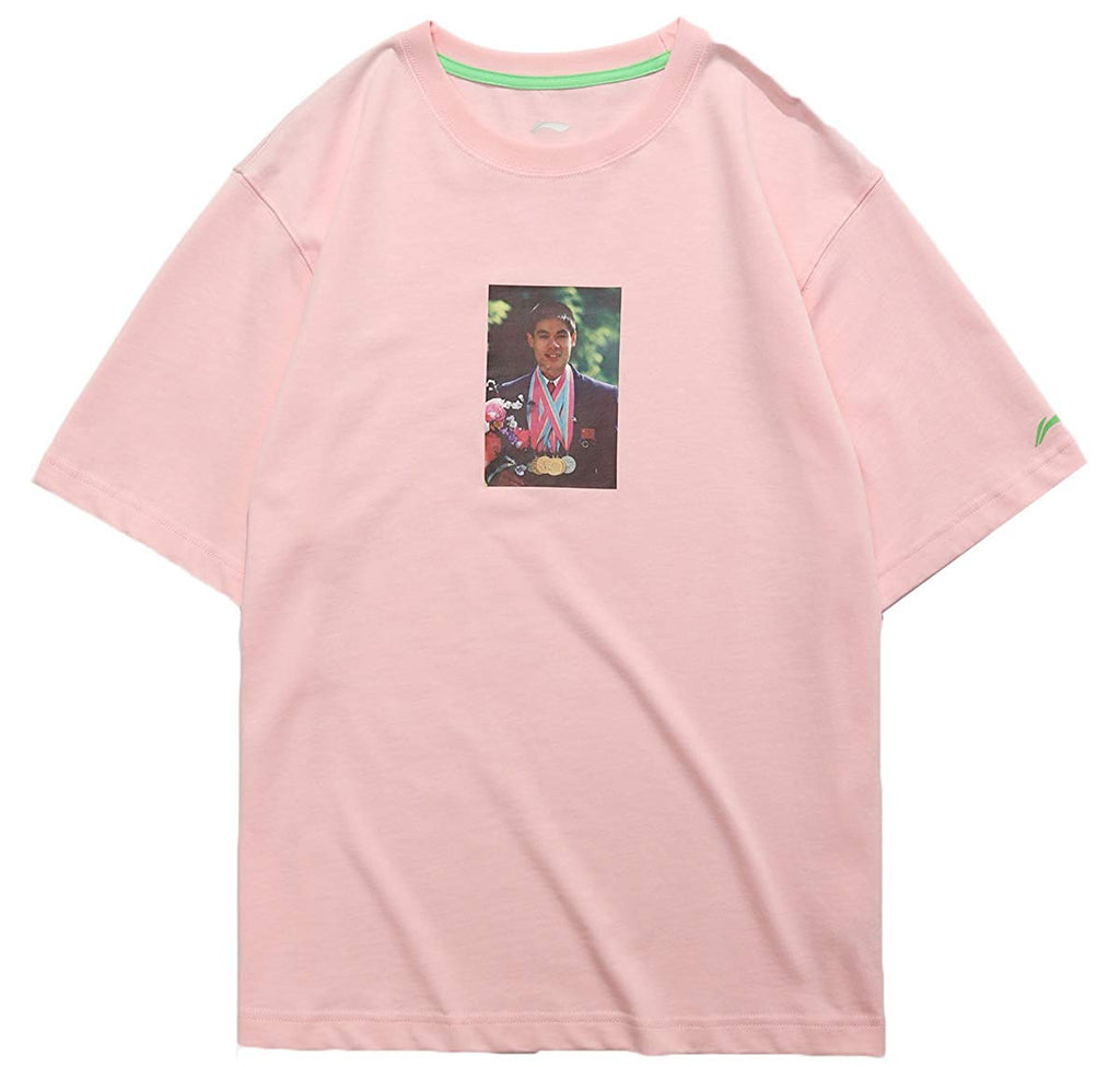 FW Sports Culture Comfort Short Sleeve Crew Collar Men AHSN745 AHSN899 AHSN909 AHSN901 Ahsn857 Pink T-Shirt