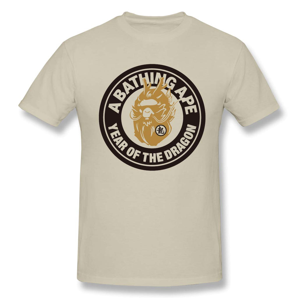 Fresh Clean Heritage Short Sleeve Natural A Bathing Apefor Mens Natural T-Shirt