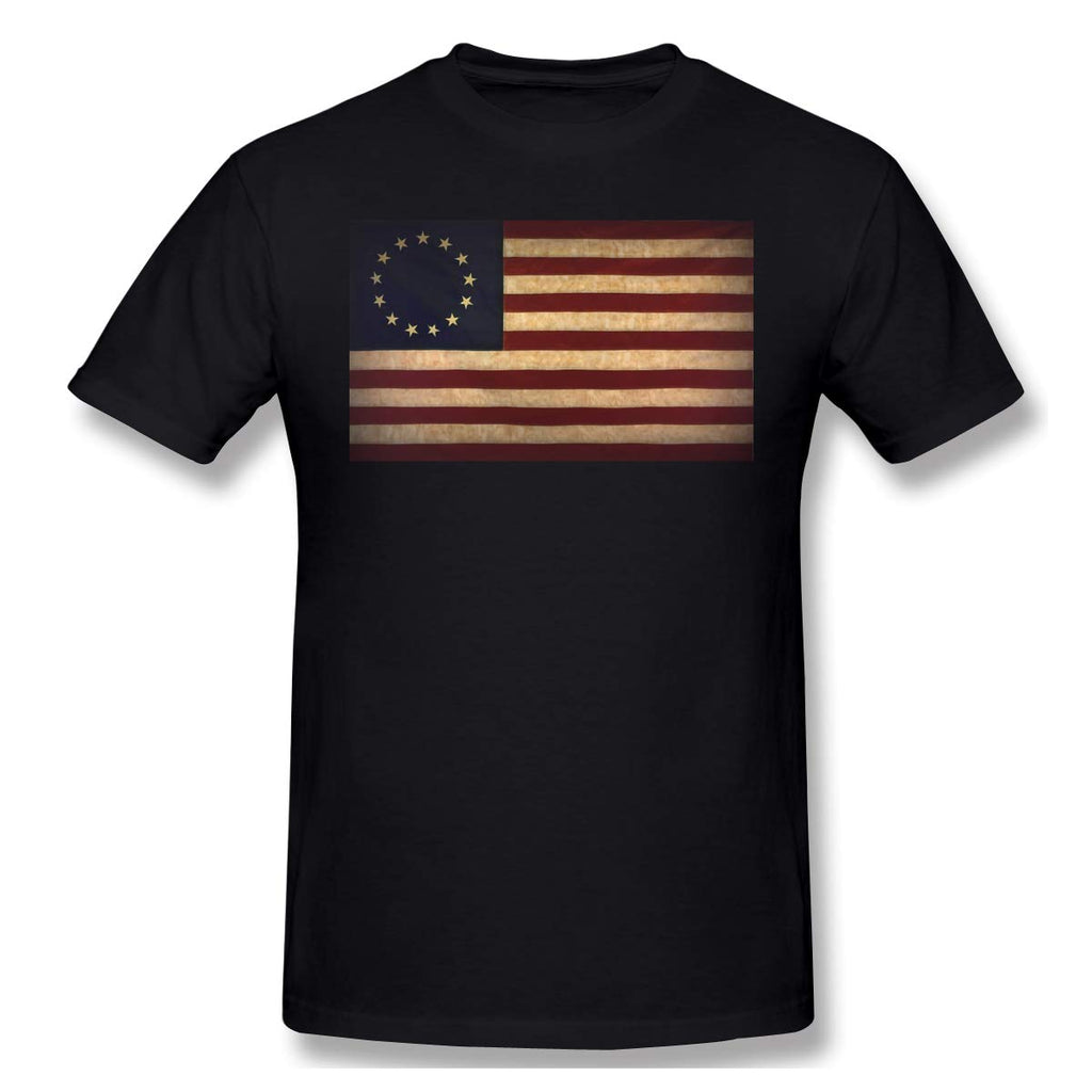 Fresh Clean Heritage Short Sleeve Rush Limbaugh Betsy Rossfor Men black T-Shirt