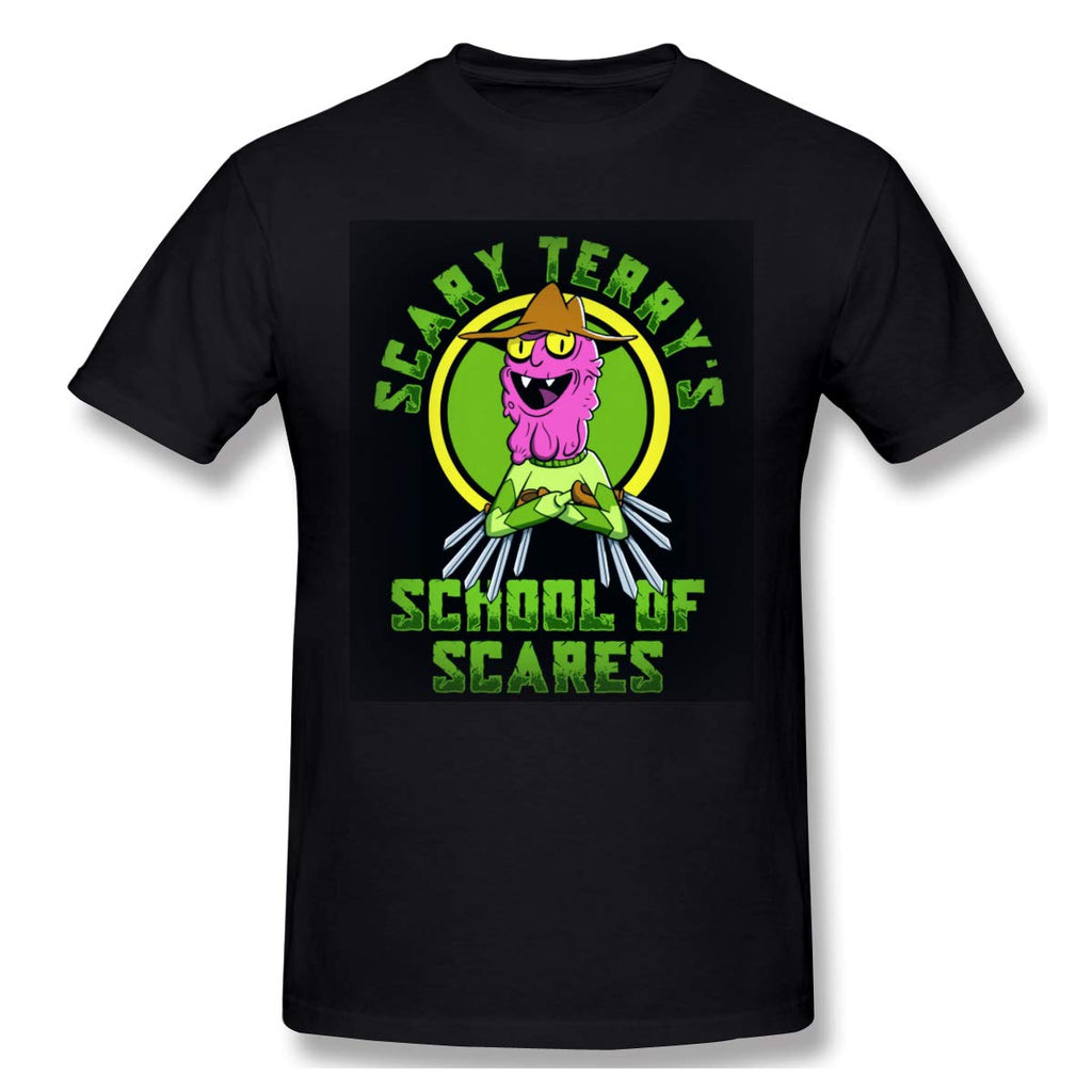 Fresh Clean Heritage Short Sleeve Scary Terryfor Men black T-Shirt