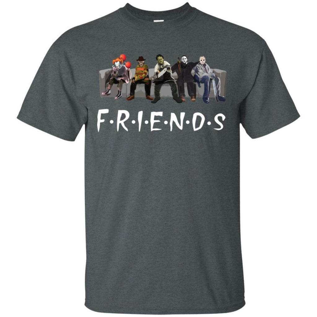 Friends Halloween Michael Jason Penny Dark Heather black T-Shirt