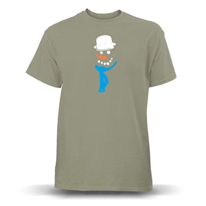 Frosty The Snowman' Unisex Military Green T-Shirt