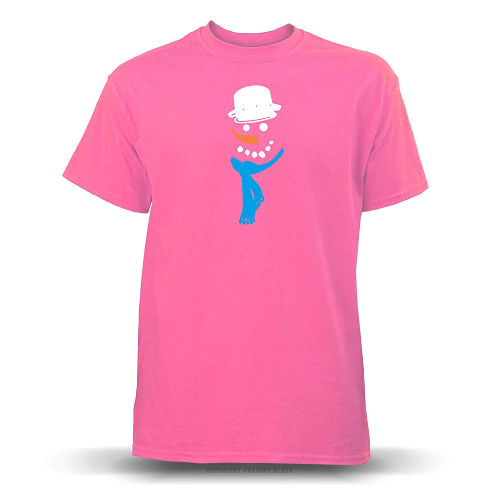 Frosty The Snowman' Unisex Safety Pink T-Shirt