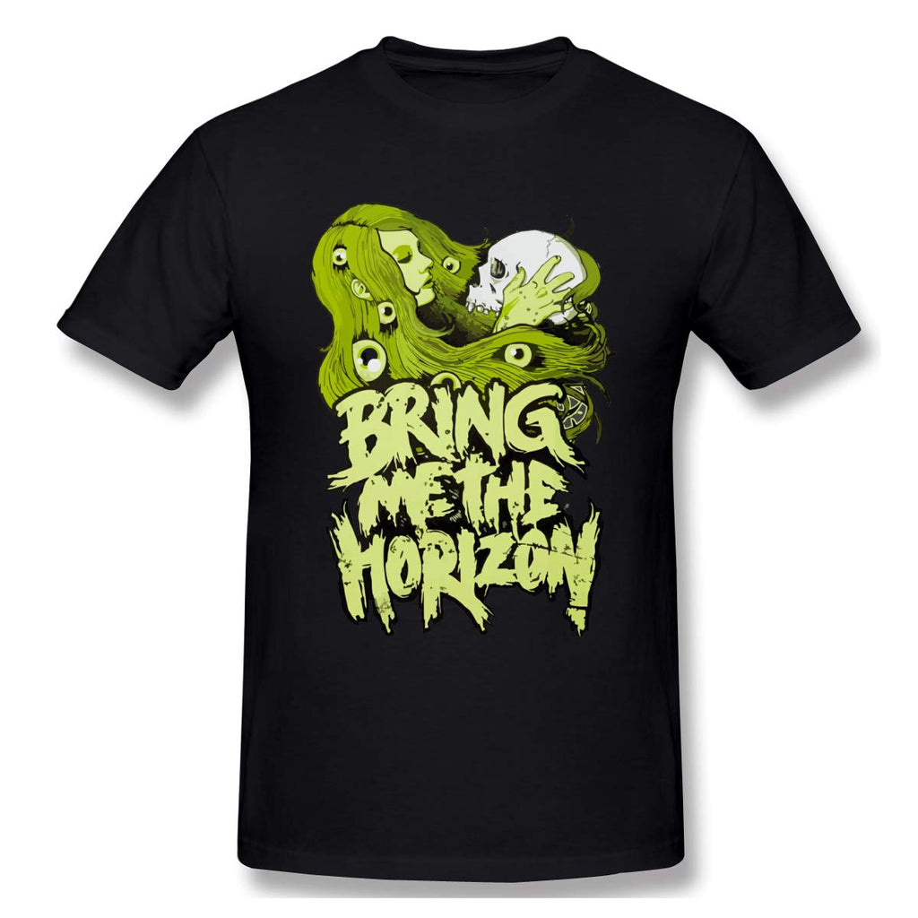 Funny Graphic Mens Bring Me The Horizon Graphic black T-Shirt