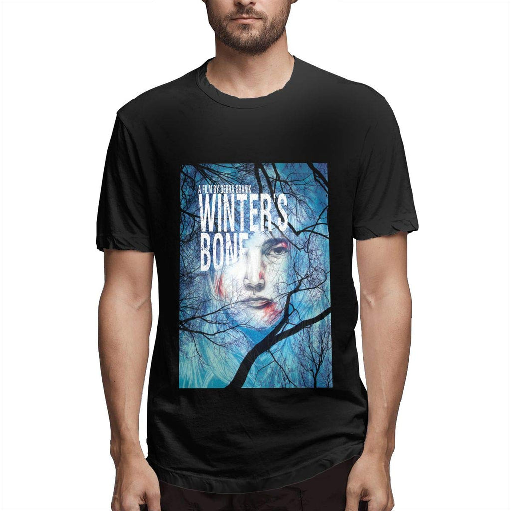 Funny Printed Heritage Short Sleeve Winter's Bonefor Mens black T-Shirt