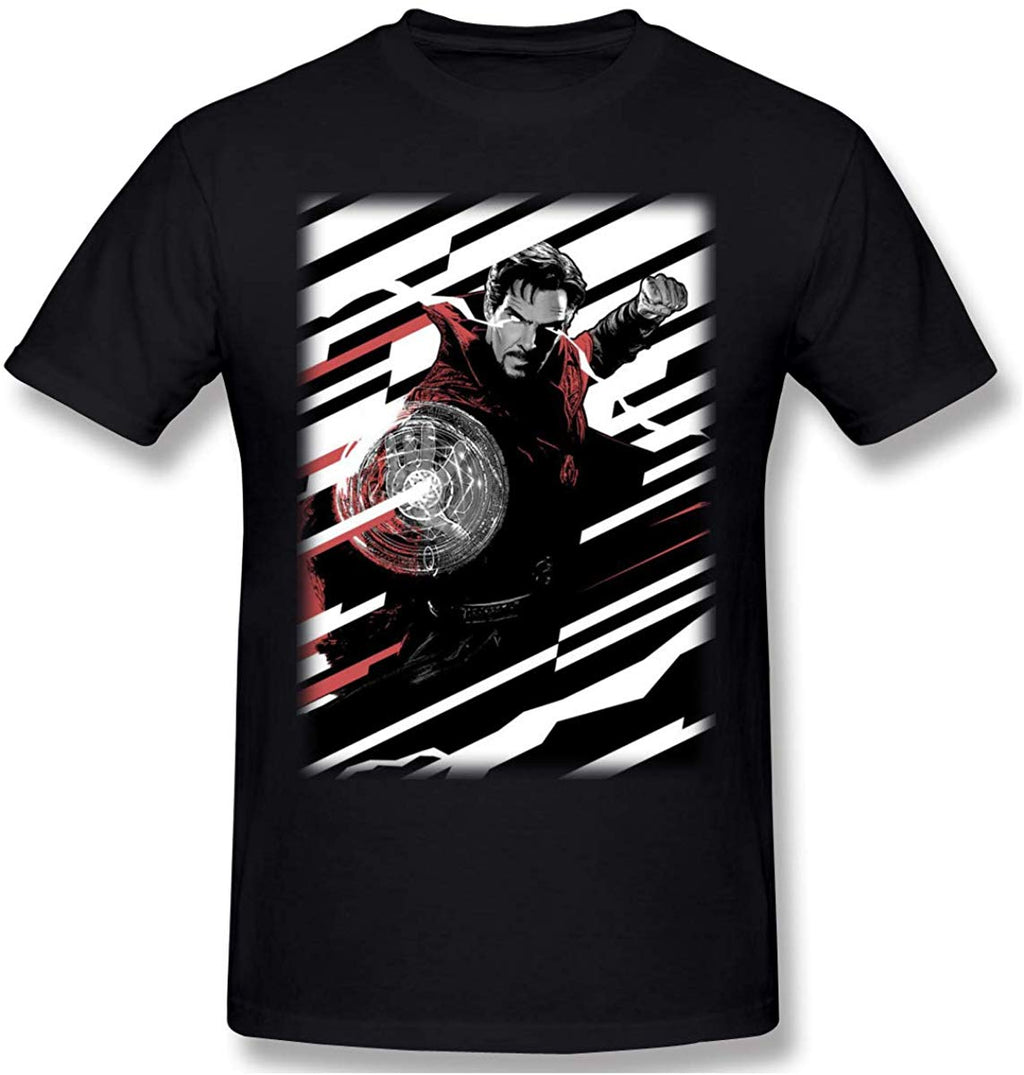 Funny for Avengers End Game Stan Lee and Super Heroes's Symbol Black 04 T-Shirt