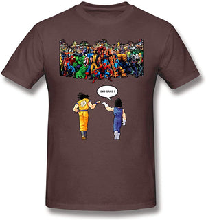 Funny for Avengers End Game Vs Goku and Vegeta Funny Coffee T-Shirt