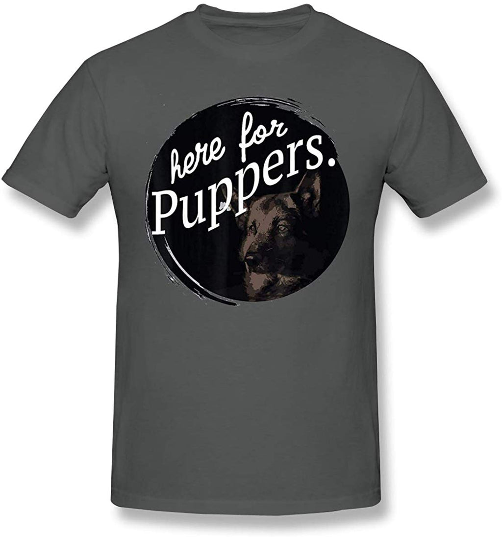 Funny for Here for Puppers Letterkenny Deep Heather T-Shirt