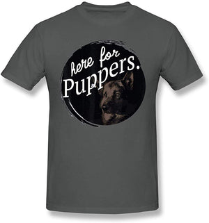 Funny for Here for Puppers Letterkenny Deep Heather T-Shirt