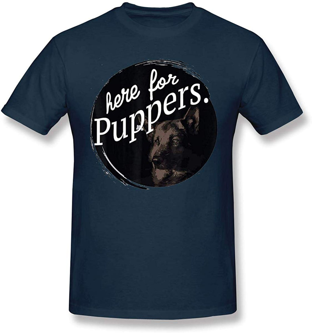 Funny for Here for Puppers Letterkenny Navy T-Shirt