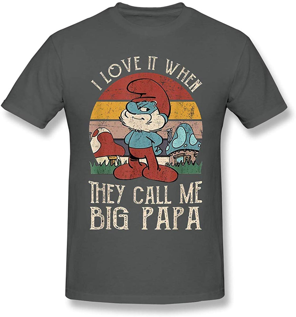 Funny for I Love It When They Call Me Big Papa Deep Heather T-Shirt