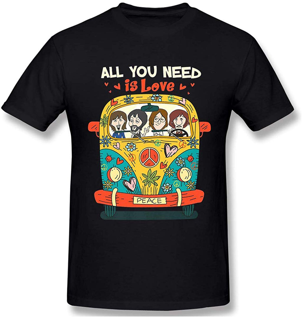 Funny for The Beatle All You Need is Love Black T-Shirt