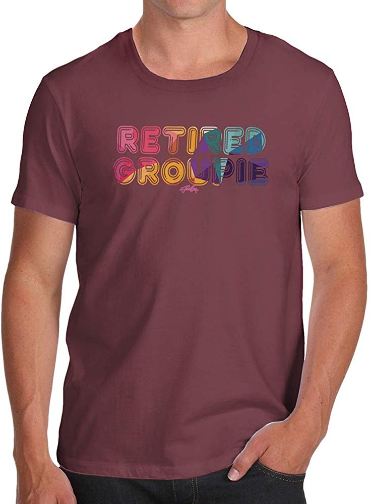 Funnyfor Men Reti Groupie Burgundy T-Shirt