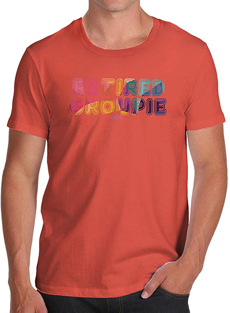 Funnyfor Men Reti Groupie Orange T-Shirt