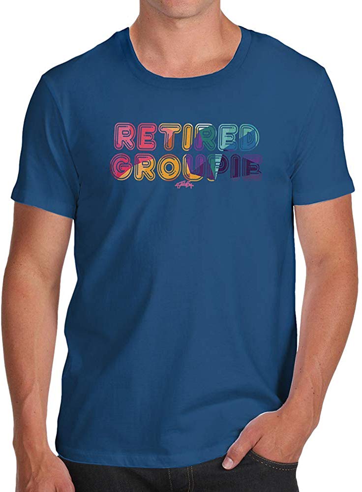 Funnyfor Men Reti Groupie Royal Blue T-Shirt