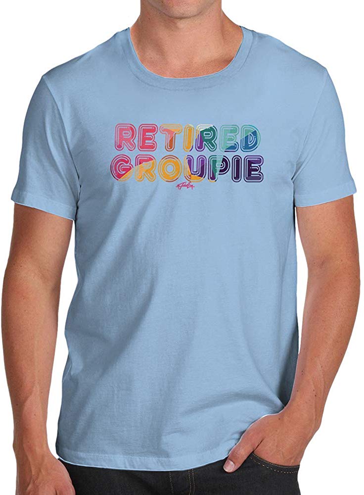 Funnyfor Men Reti Groupie Sky Blue T-Shirt