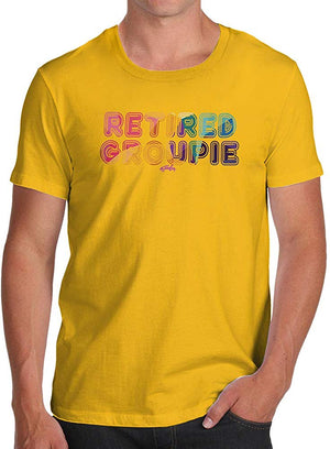 Funnyfor Men Reti Groupie Yellow T-Shirt