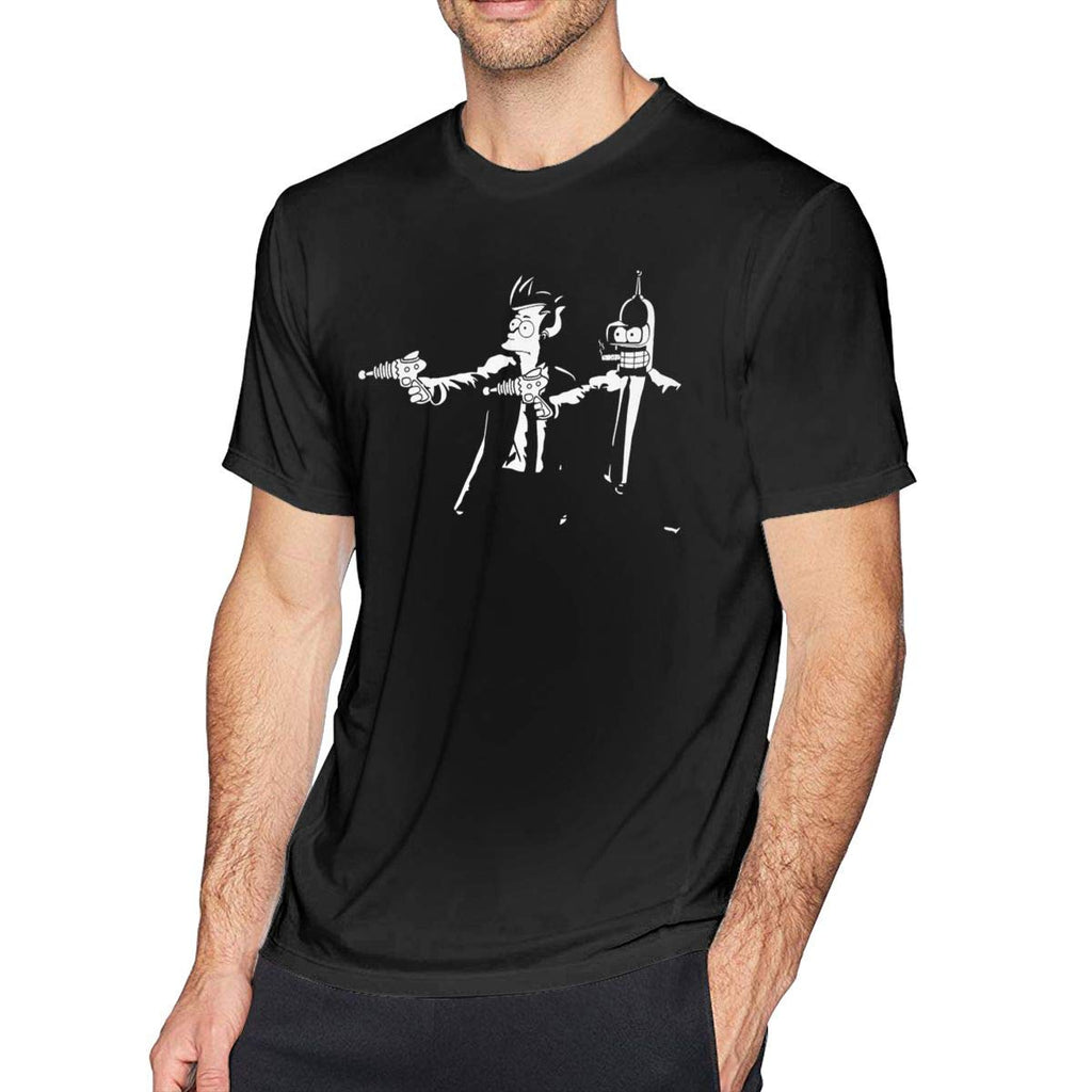 Futu-rama Pulp Fiction Men's Short Sleeve Natural T-Shirt