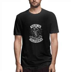 G Eazy Men's Cotton Short Sleeve Top Black T-Shirt