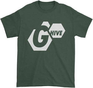 G Hive Gina Brooklyn G-Hive Mens Forest Green T-Shirt