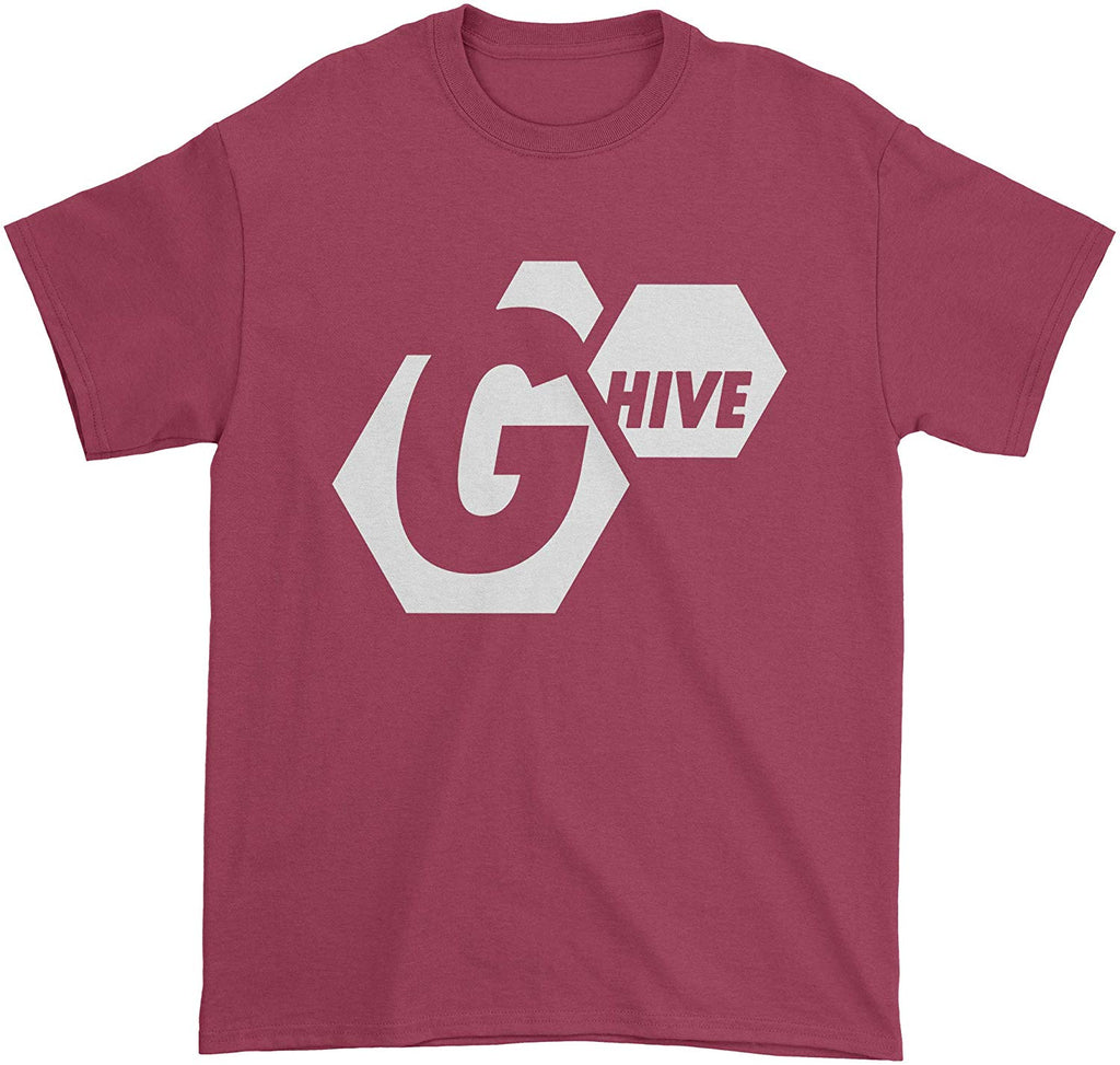 G Hive Gina Brooklyn G-Hive Mens Maroon T-Shirt