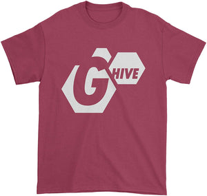 G Hive Gina Brooklyn G-Hive Mens Maroon T-Shirt