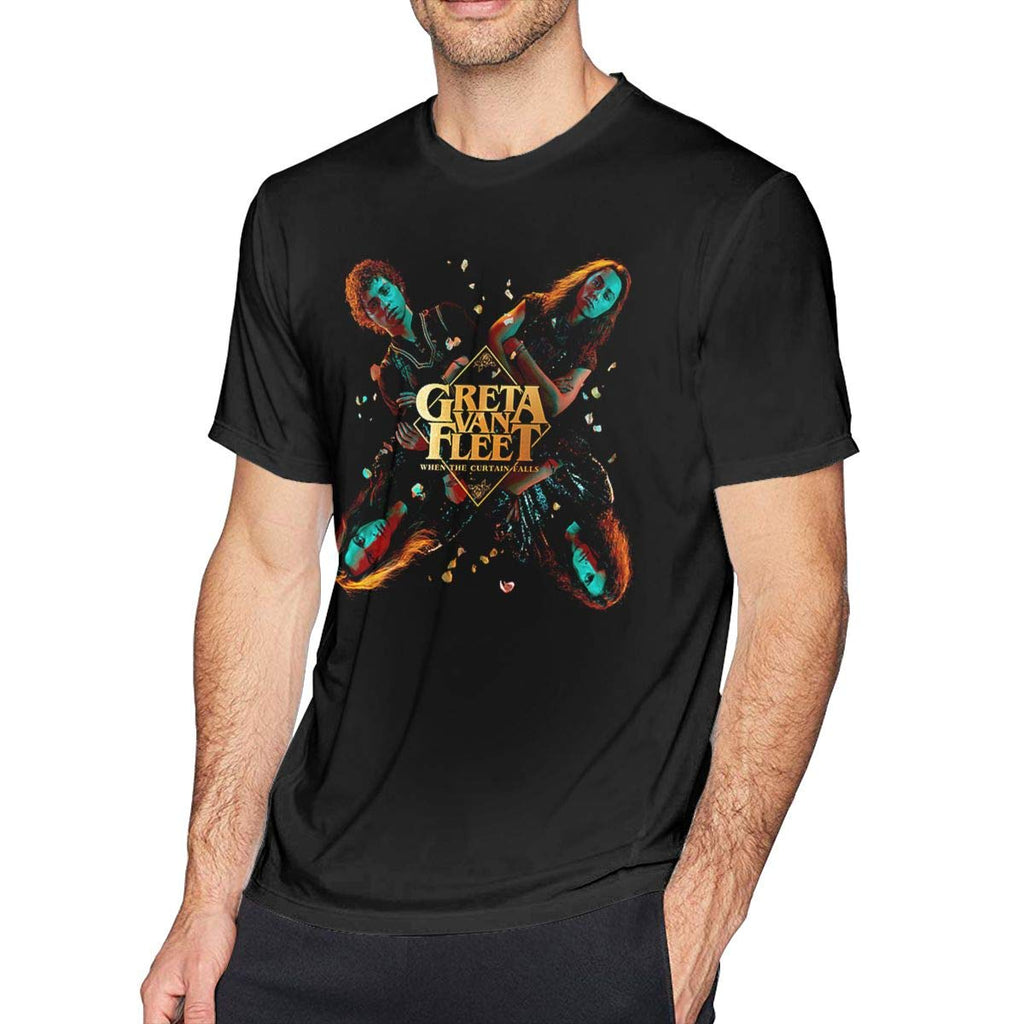 G-reta Van F-leet Cotton Youth Men Funny Short Sleeves T Shir wihte T-Shirt