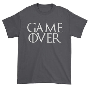 Game Over Thrones Mens Charcoal Grey T-Shirt