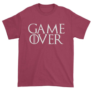 Game Over Thrones Mens Maroon T-Shirt