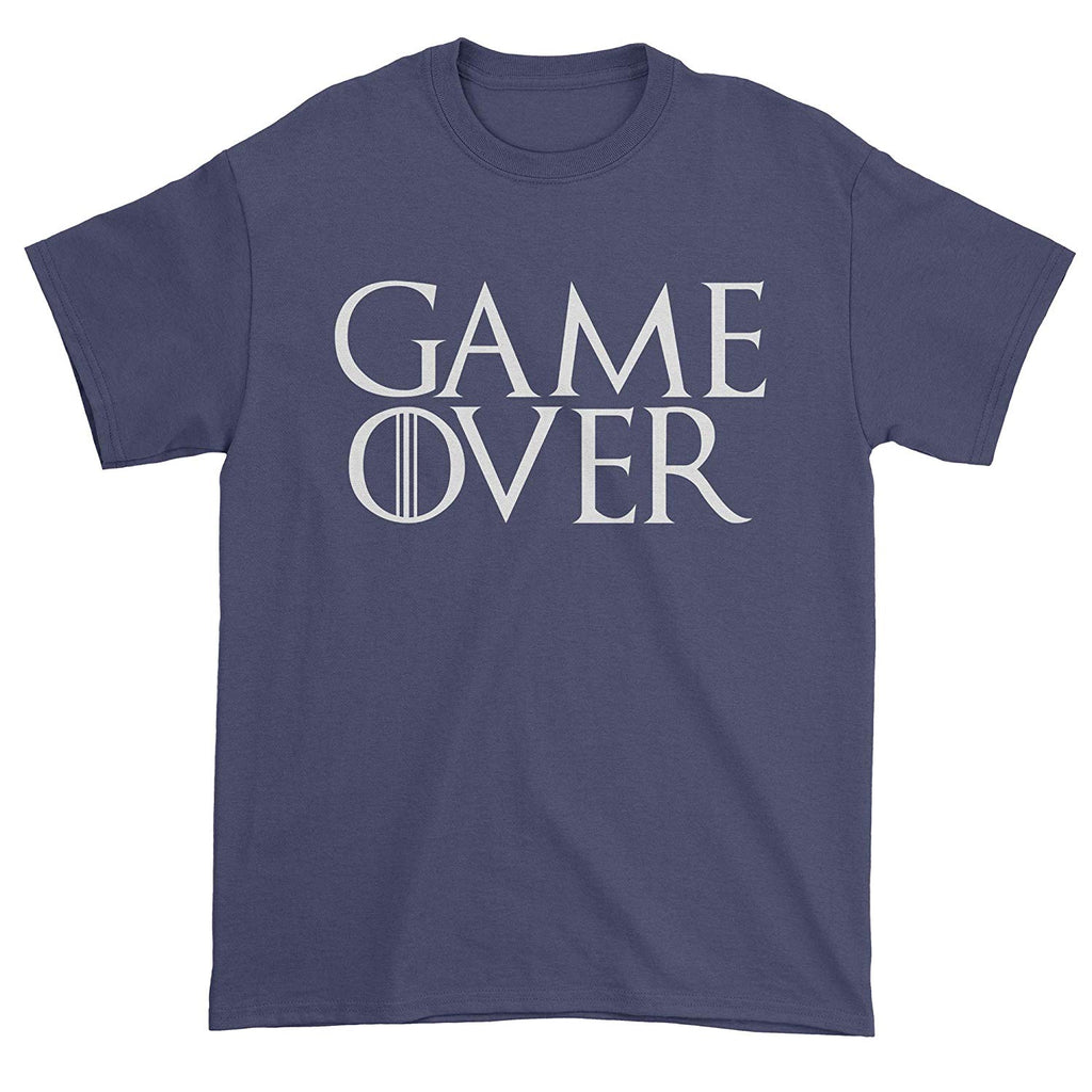 Game Over Thrones Mens Navy Blue T-Shirt