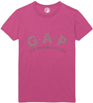 Gap God Answers Prayer Rhinestud Printed Sangria T-Shirt