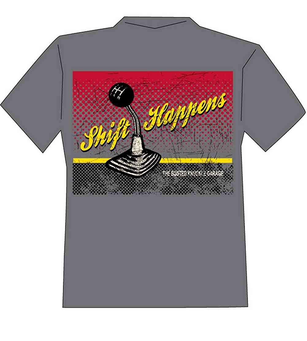 Garage Shift Happens BK81 yellow T-Shirt