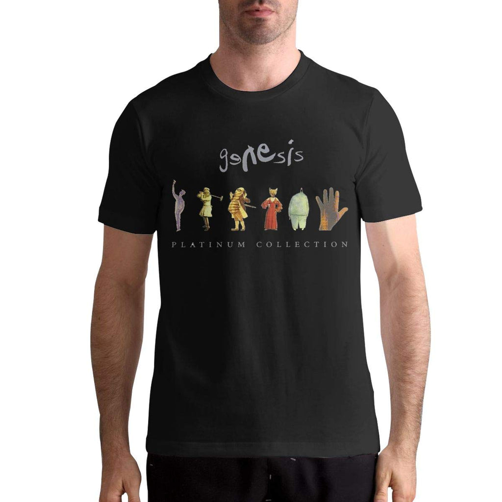 Genesis Band The Video Show Mens Soft Short Sleeve Natural T-Shirt
