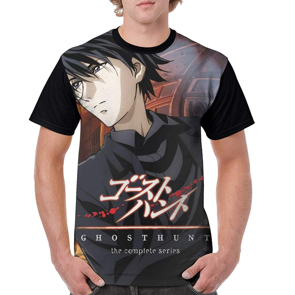 Ghost Hunt Men's Popular Short Sleeve black T-Shirt