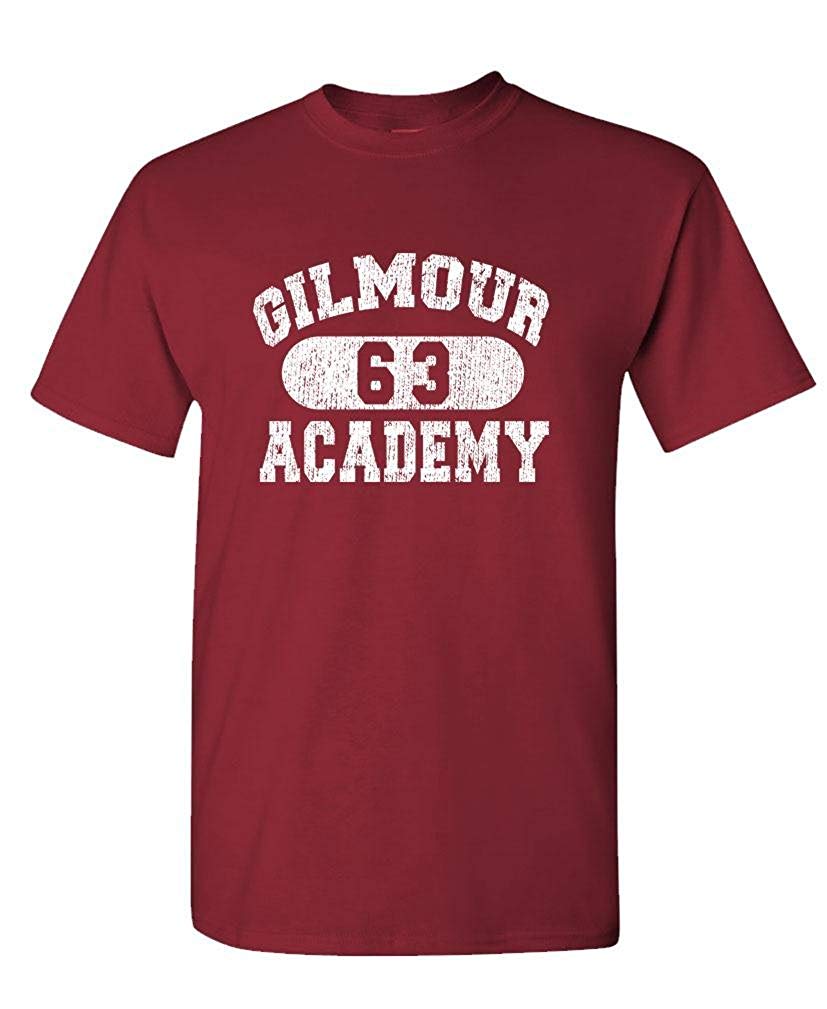 Gilmour Academy 63 Rock Music 70's Disco Mens Cotton Maroon T-Shirt