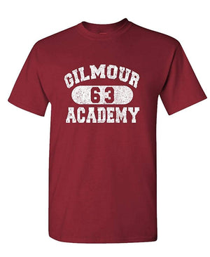 Gilmour Academy 63 Rock Music 70's Disco Mens Cotton Maroon T-Shirt