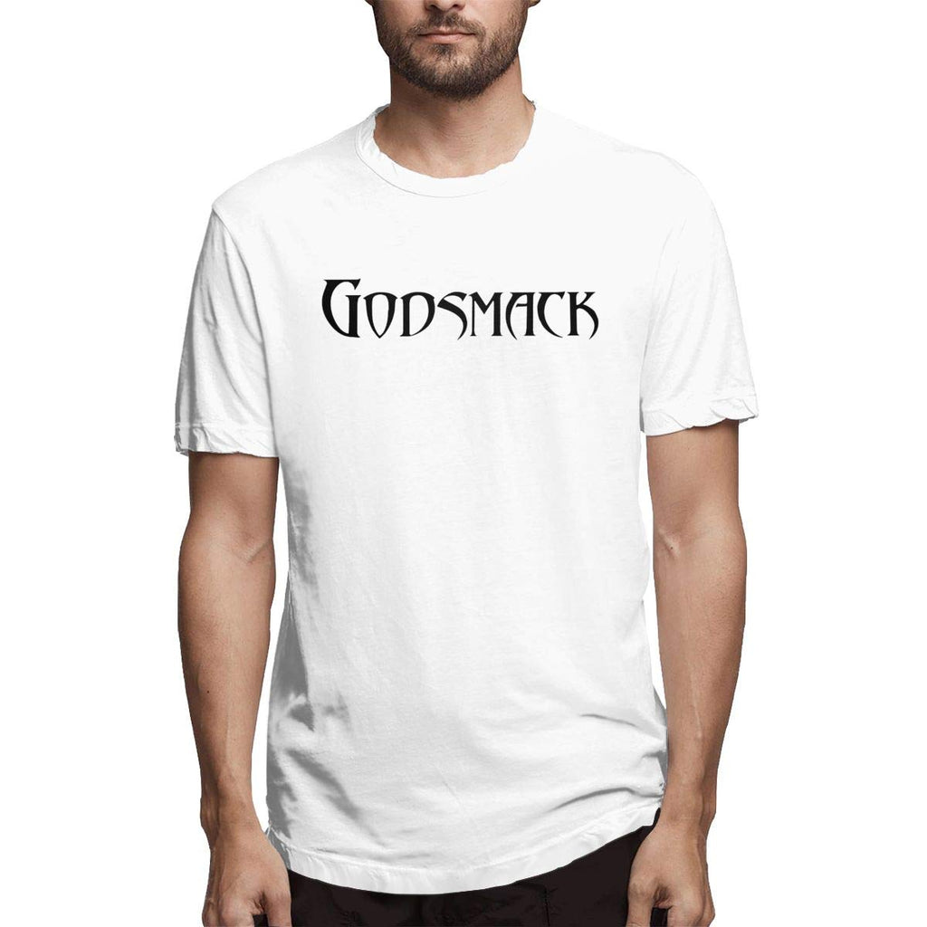 God-Smack Logo Men's Cotton Short Sleeve Natural T-Shirt