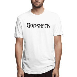 God-Smack Logo Men's Cotton Short Sleeve Natural T-Shirt