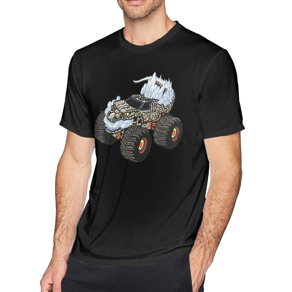 God-Zilla Men Limited Edition Short Sleeved Pure Cotton black T-Shirt