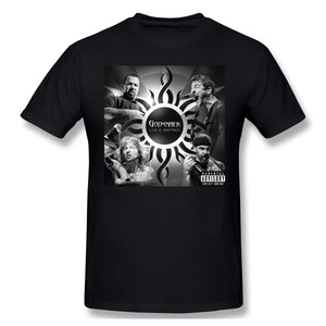 Godsmack Mans New Short Sleeve Basic Cotton Black T-Shirt