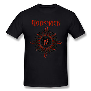 Godsmack Mens New Short Sleeve Basic Cotton Black T-Shirt