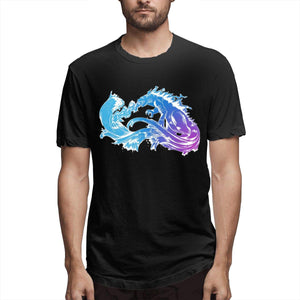 Godzilla Monster Men Short Sleeve Popular Top Black T-Shirt