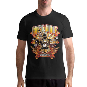Gov't Mule-New Years Eve Men Comfortable Short Sleeve Music Band Black T-Shirt