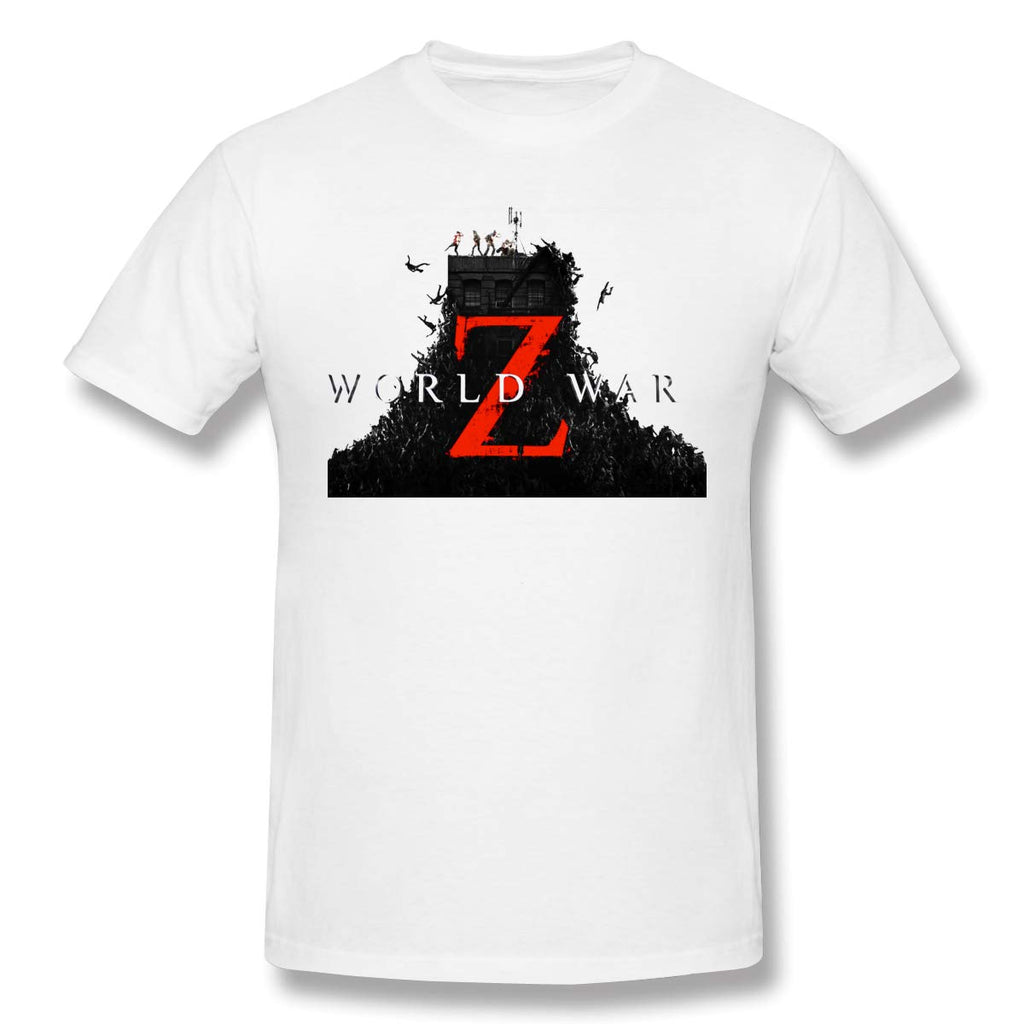 Graphic Printed Heritage Short Sleeve War of The Worldsfor Men white T-Shirt